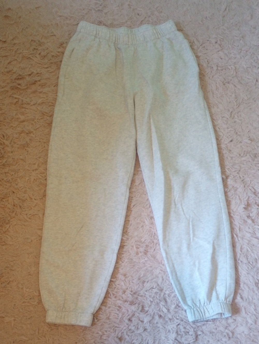 Hollister Light Heather Gray Jogger Sweatpants